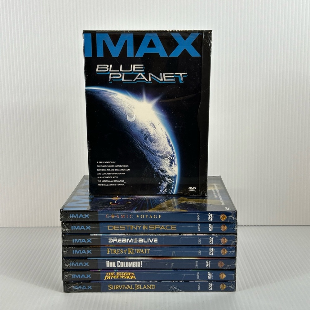 IMAX DVD Lot 8 NEW History Science Animals Space Ocean Planet Home School